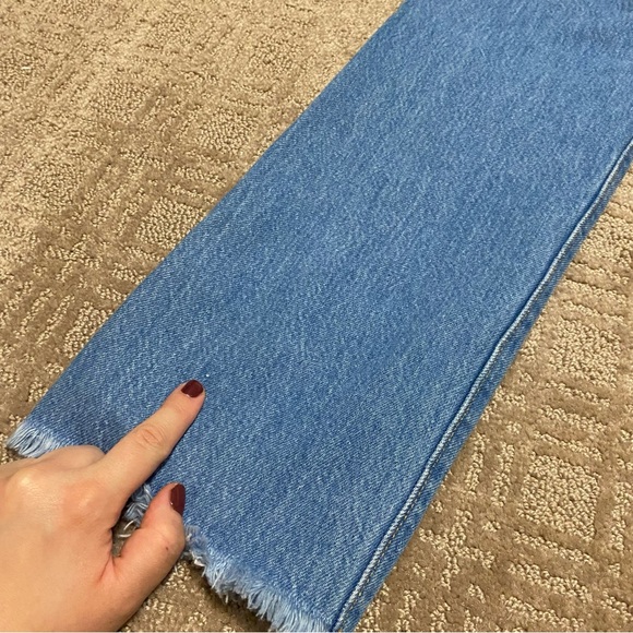 {Levi's} Wedgie Straight Fit Cropped Jeans ~ Size 24 - Picture 16 of 16